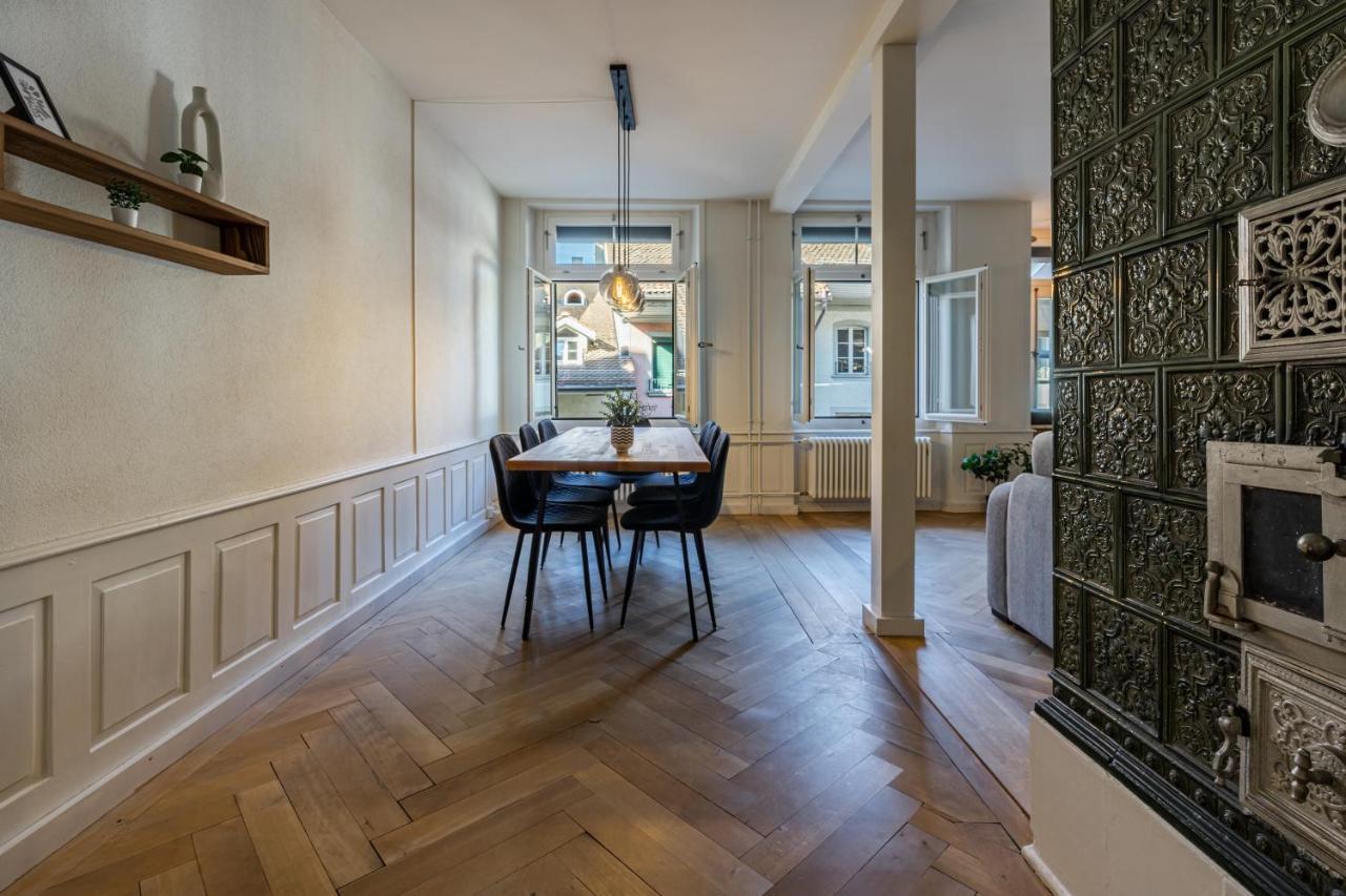 Historische Wohnung Im Herzen Der Thuner Altstadt Экстерьер фото