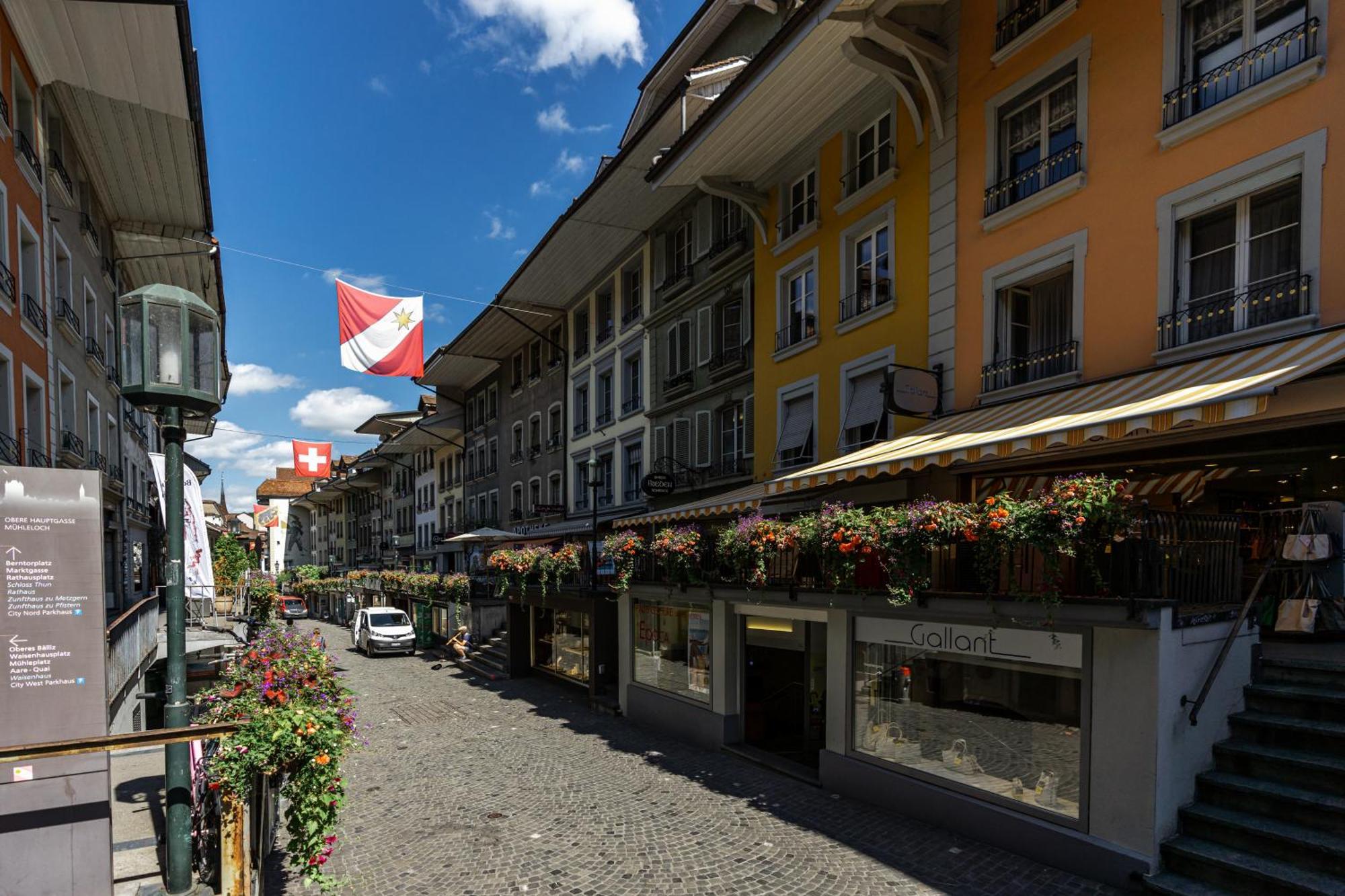 Historische Wohnung Im Herzen Der Thuner Altstadt Экстерьер фото