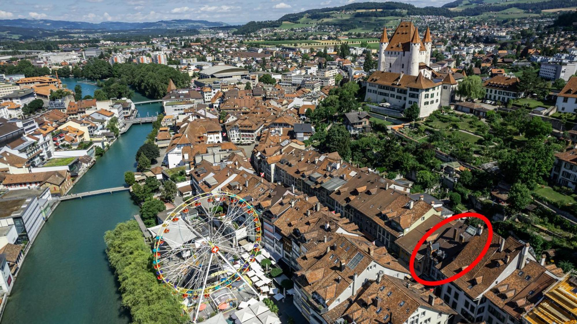 Historische Wohnung Im Herzen Der Thuner Altstadt Экстерьер фото